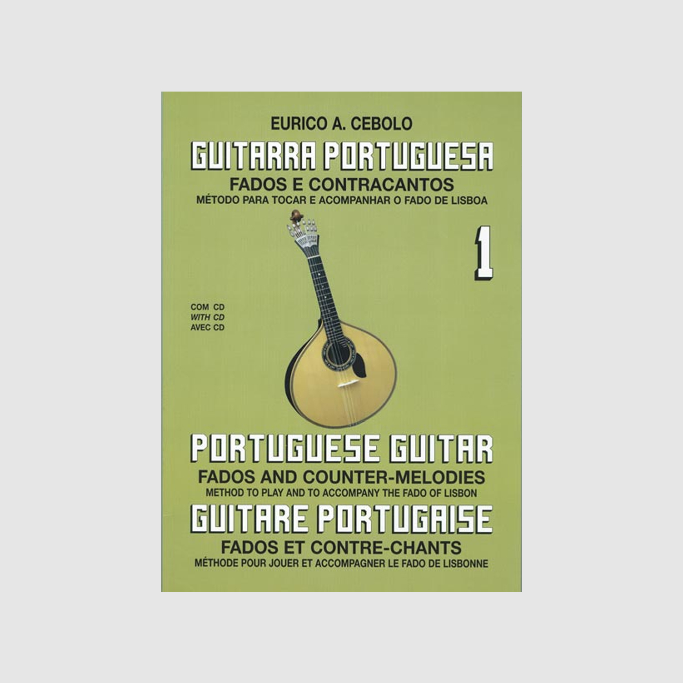 Livro Guitarra Portuguesa 1 C/CD